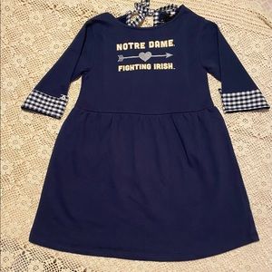 NWT Notre Dame Righting Irish Garb Team Girls Dress